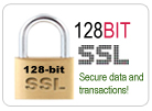 128-bit SSL secured